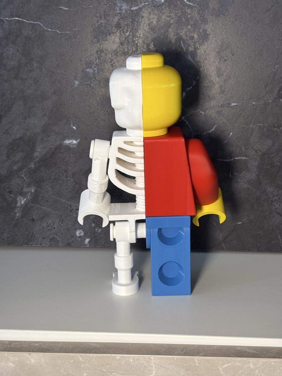 Lego Figuren: Statua LEGO metà scheletro 20cm – Neu (gemäss Beschreibung) aus Chiasso von cra_q5rf 3