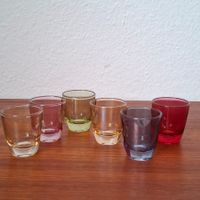 Set 6 verres à shoot vintage 1970