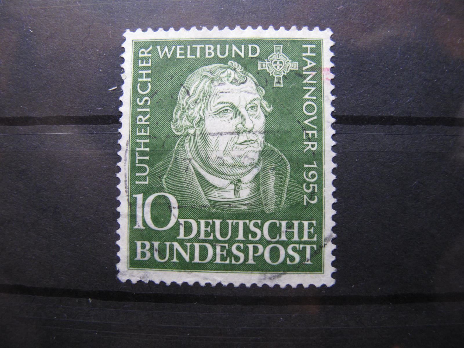 Tutti i francobolli: BRD 1952 Lutherischer Weltverband – Usato da Wil SG venduto da fva01
