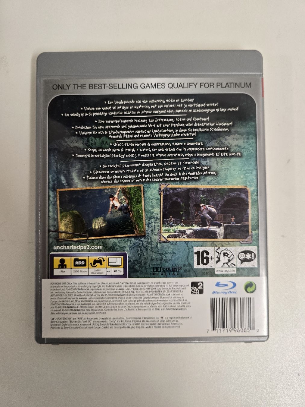 Sony Spiele: Uncharted Drake's Fortune - PS3 Spiel - Platinum – Gebraucht aus Tuggen von Zweitechanceboutique 1