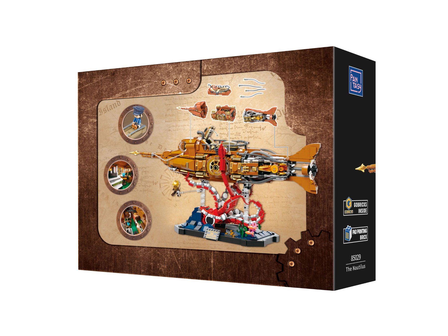 Lego Kit di costruzioni: Pantasy Original Jeu de construction Steampunk: Le Nautilus – Nuovo e nell'imballaggio originale da St-Imier venduto da ATTAKSHOP 8