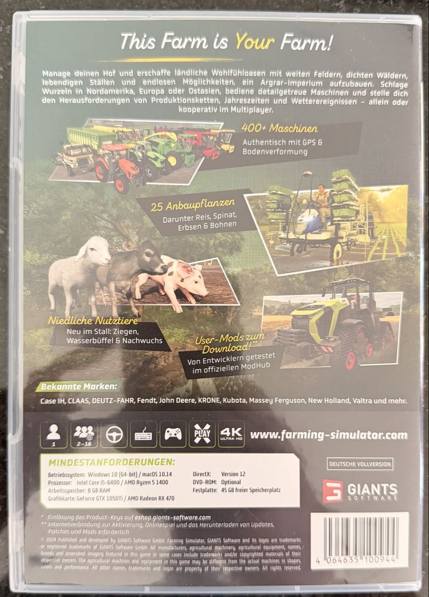 PCs: Landwirtschafts-Simulator 25 PC DVD-ROM – Neu (gemäss Beschreibung) aus Muri AG von GIRO777 1