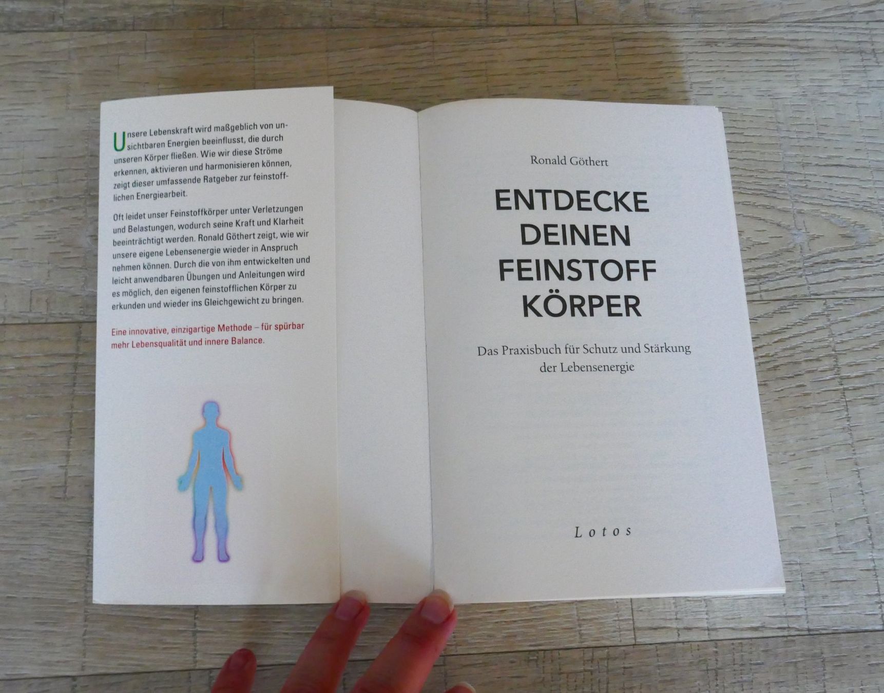 Libri: Entdecke deinen Feinstoffkörpfer von Ronald Göthert – Usato da Port venduto da uzuku 2