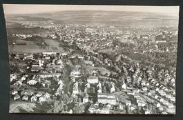 VINTAGE ANSICHTSKARTE FLIEGERAUFNAHME WABERN