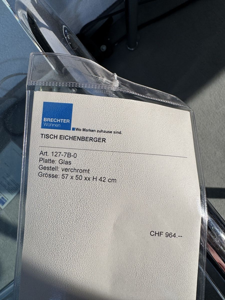 Eichenberger Poltrone: Strässle Eichenberger Objektstuhl und Beistelltisch – Nuovo (secondo la descrizione) da Lohn-Ammannsegg venduto da Businessangel 4
