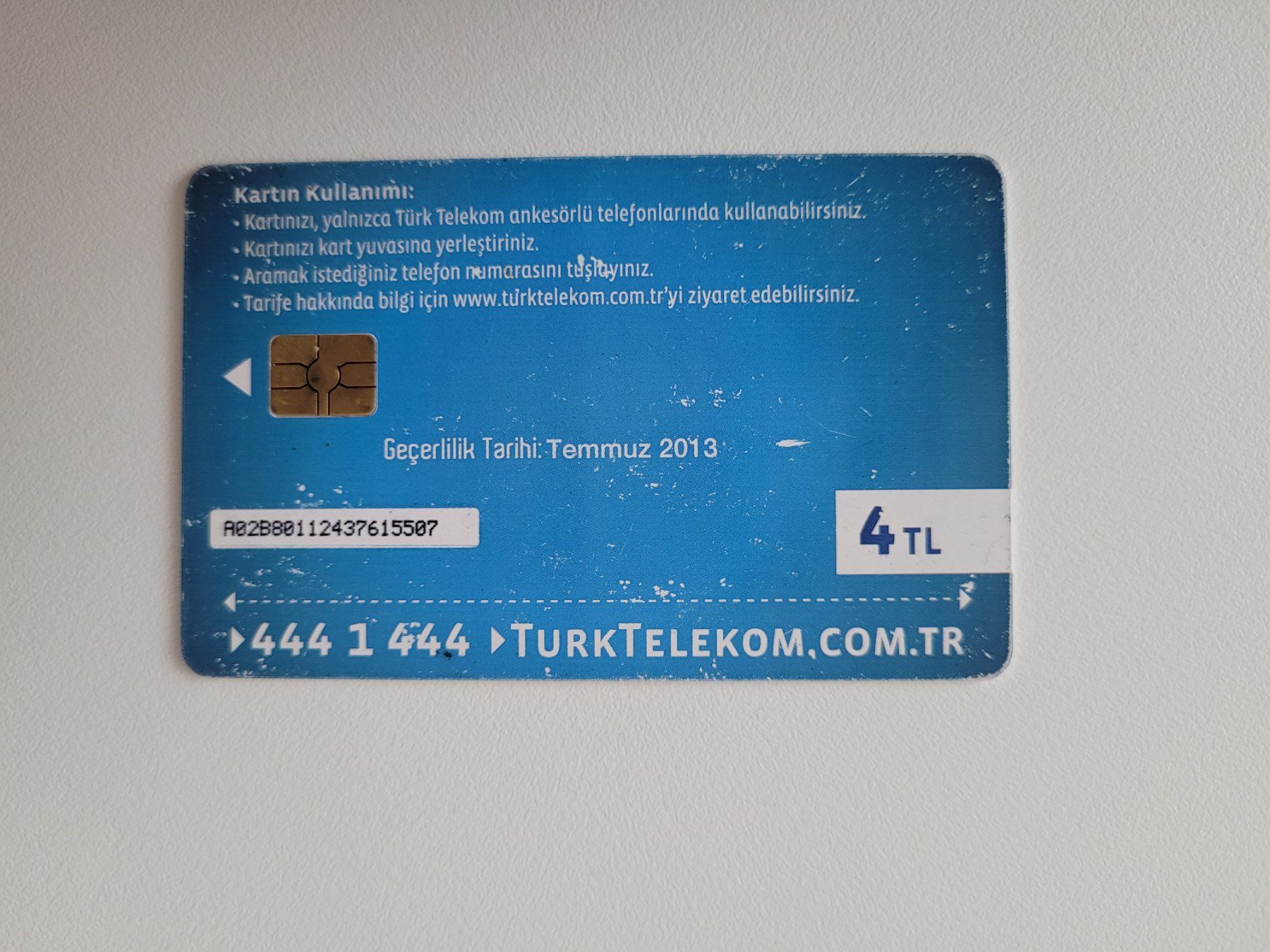 Schede telefoniche: Telefonkarte Türkei – Usato da Inwil venduto da Flower2325 1