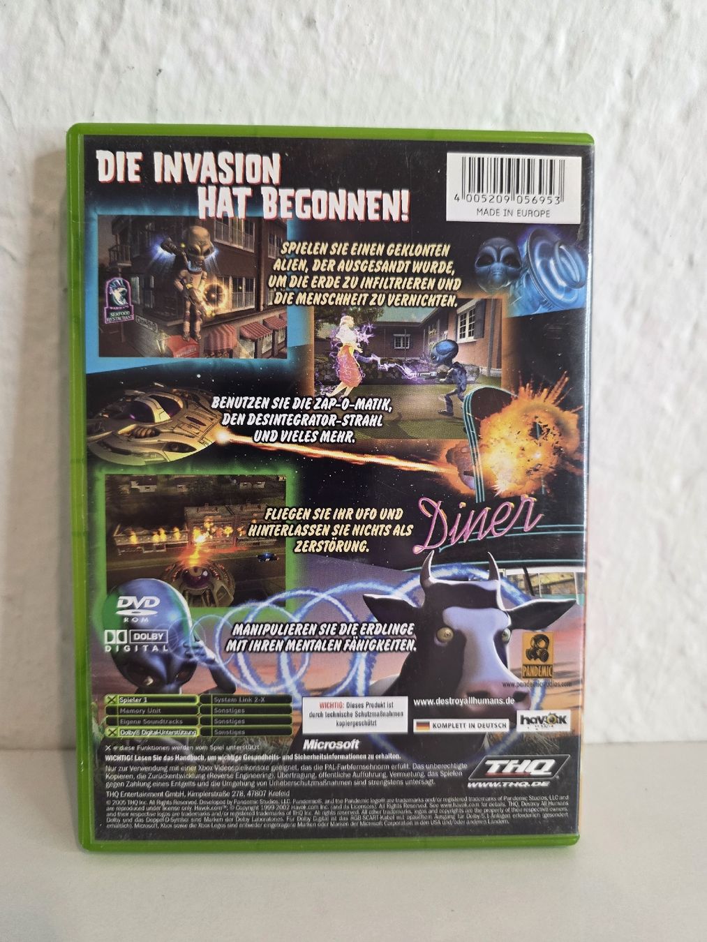 Spiele: Destroy All Humans! - Kult Game für Xbox - Top Zustand – Gebraucht aus Ehrendingen von lax21 1