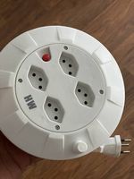 Max Hauri Kabelbox 4x Typ13, 5m weiss NEU!