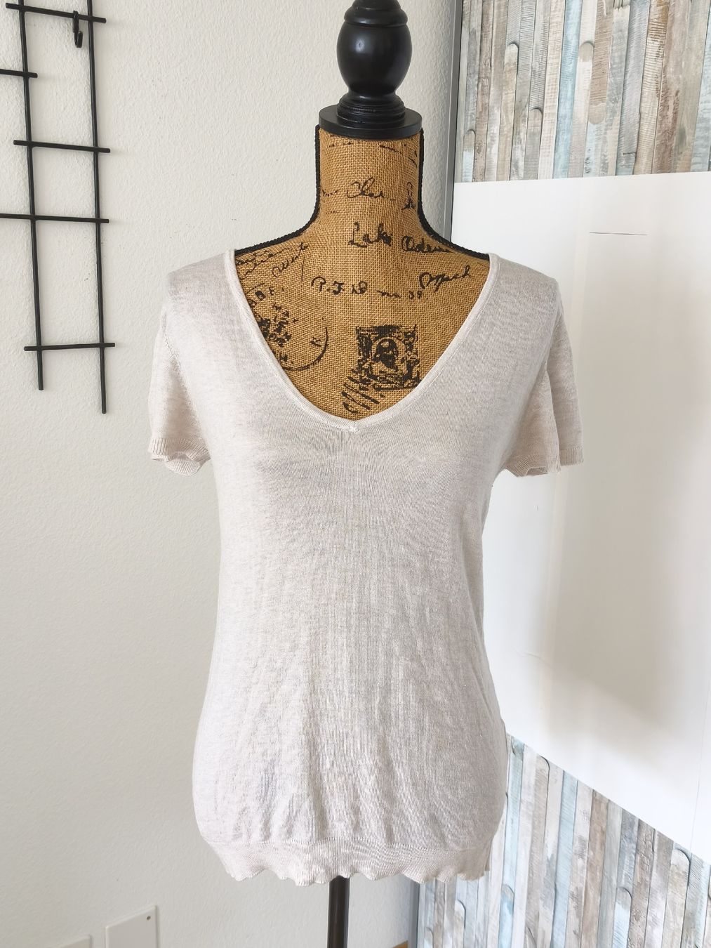 Etam T-shirt: Etam Kurzarmshirt beige Grösse L – Nuovo (secondo la descrizione) da KRIENS venduto da Franzy_Blond10