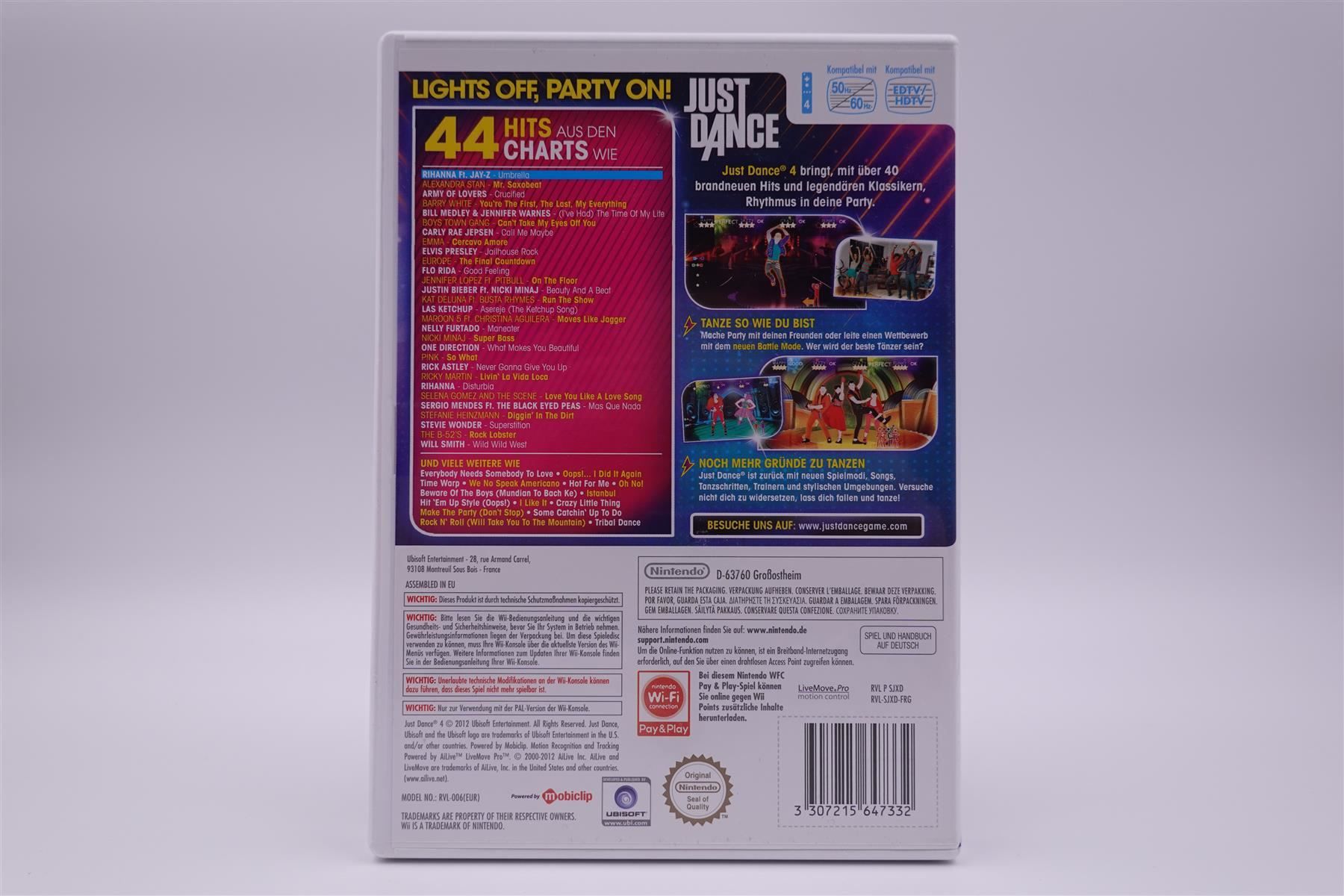 Nintendo Giochi: Just Dance 4 Special Edition (Wii) – Usato da Herisau venduto da ZelliZone 1
