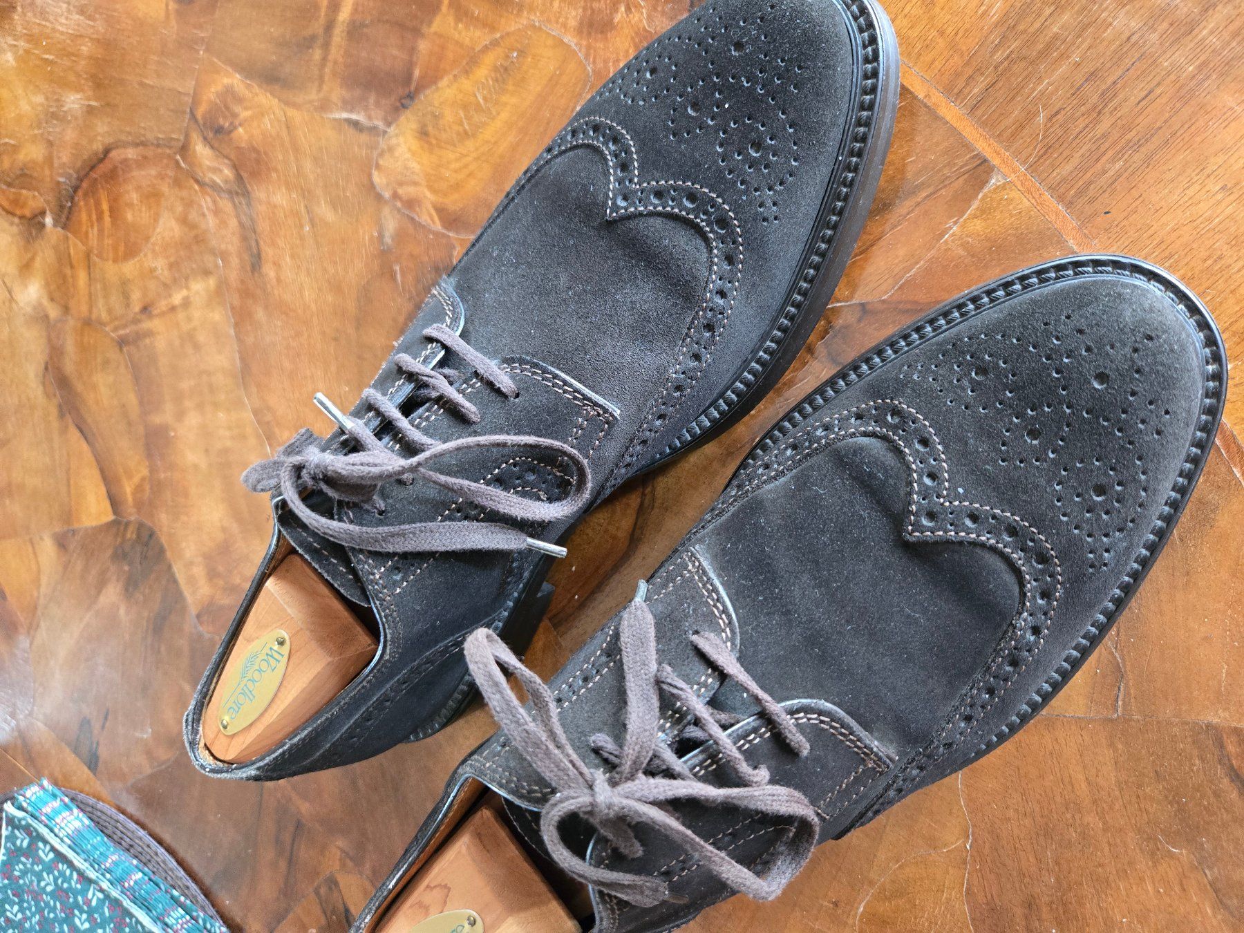 Chaussures hommes: Edler Golfer Wildleder braun Grösse 43 – D'occasion à Ascona par Topolinowatch 1