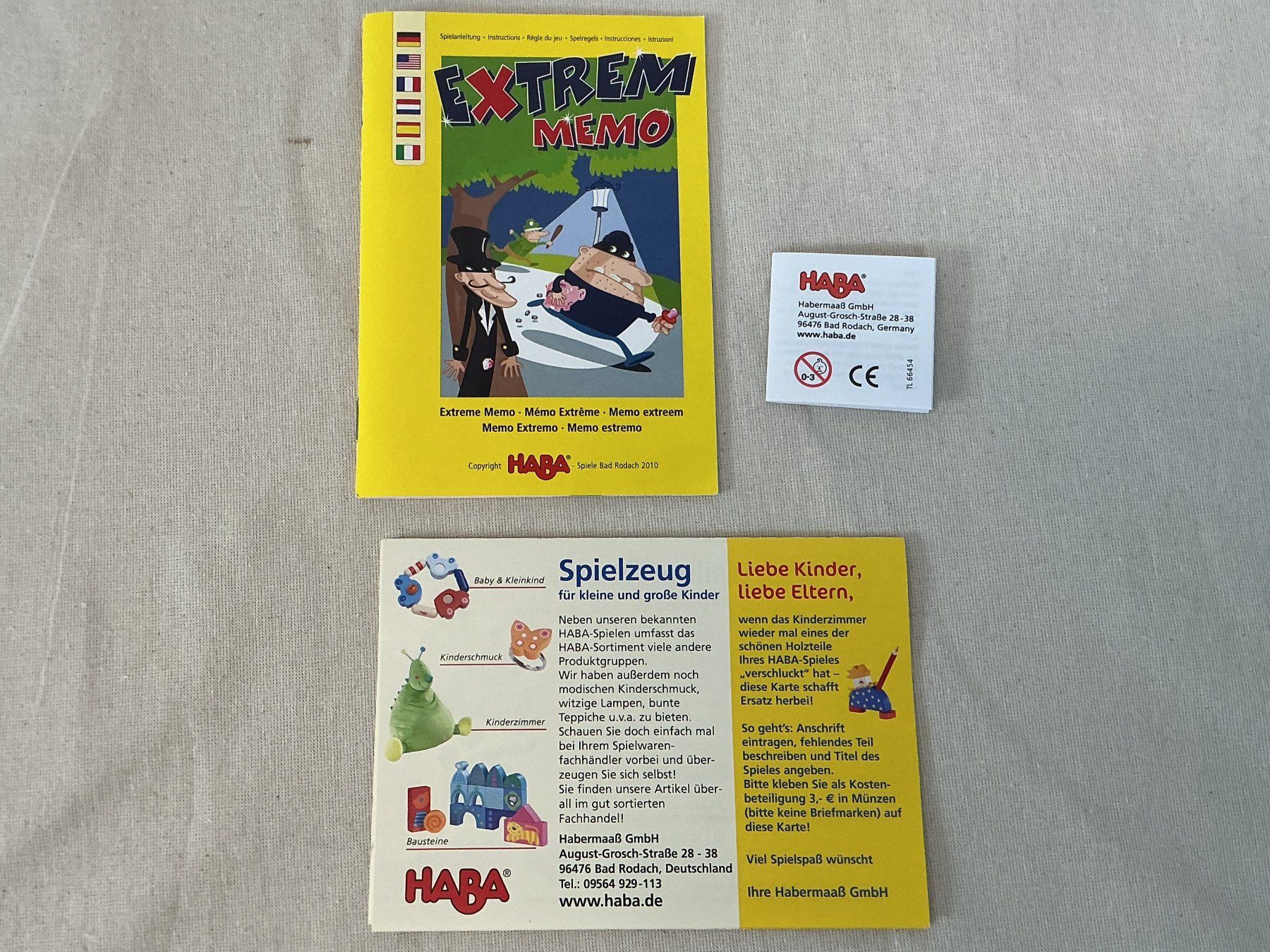 Haba Spiele: HABA Extrem Memo Memory Spiel – Gebraucht aus Richterswil von Restwert_Richterswil 6