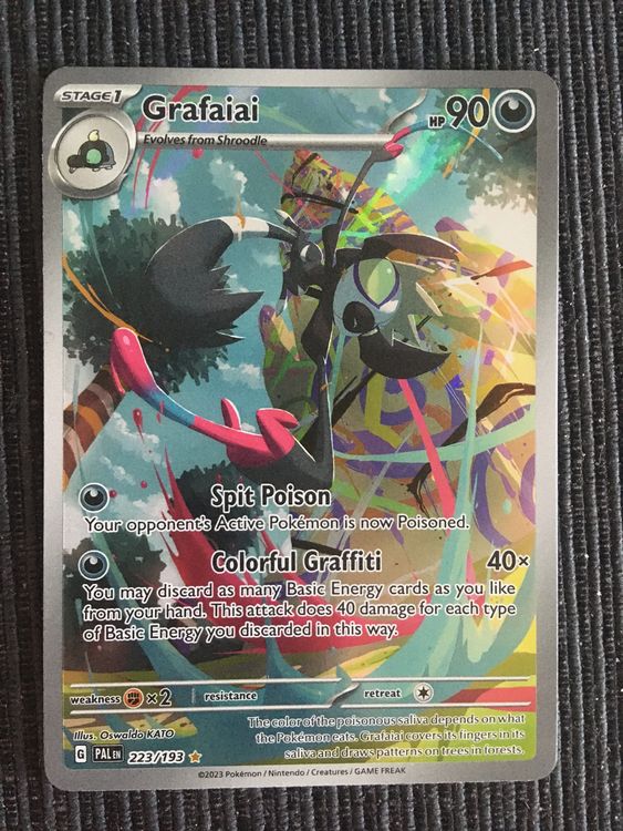 Pokémon Paldea Evolved - Grafaiai 223/193 ( EN ) ab 1Fr!! (Neu (gemäss