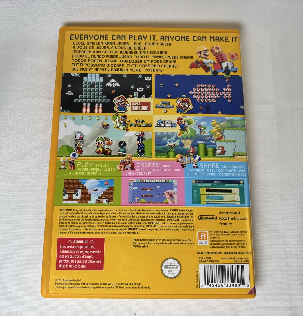 Nintendo Giochi: Super Mario Maker per Wii U - Ottimo stato – Usato da Gordola venduto da kar_gy5g 1
