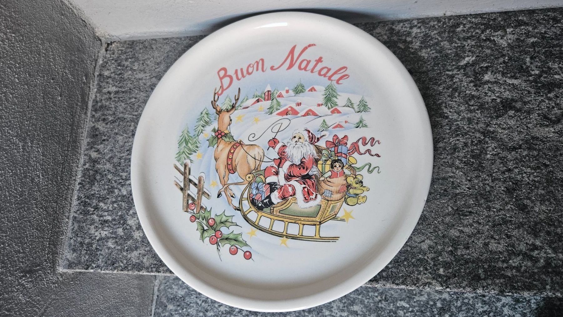 Piatti: Piatto natalizio per panettone Stovit – Usato da Melano venduto da H-Sara
