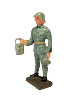 Soldat Essen Fassend Bivak - LINEOL 1933-35 Militär