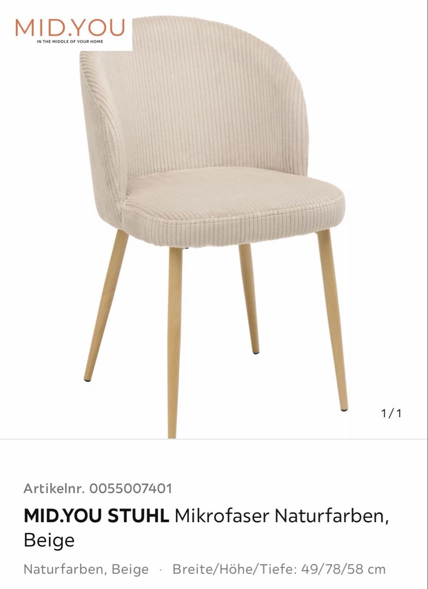 Stühle: Stühle beige – Neu (gemäss Beschreibung) aus Alpnach Dorf von Jasmiin88 3