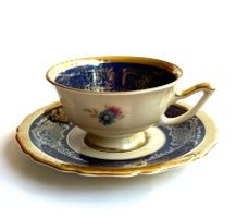 VINTAGE*THOMAS*AVORY*MOKKATASSE*GOLDRAND*