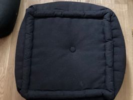 Sitzkissen, Sitzhocker aus Stoff 2 Stück