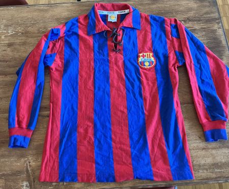 FC Barcelona Retro Trikot TOFFS (1920s Replica) Gr. M