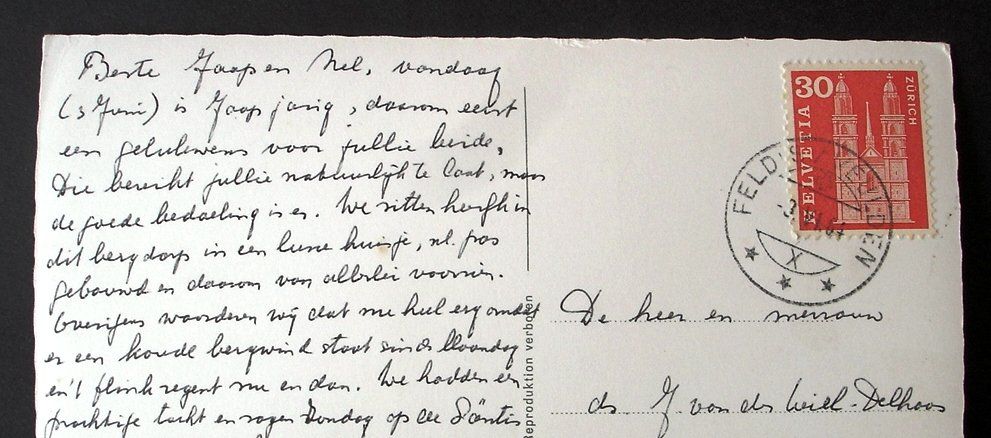 Cartoline postali: FELDIS mit Bifertenstock – Usato da Jona venduto da philajona 1