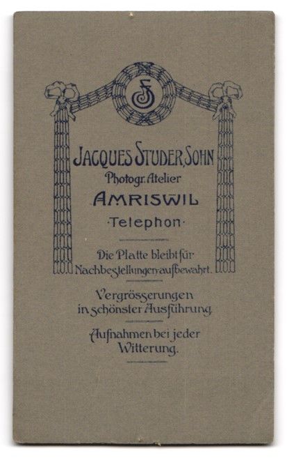 Fotografie &  Plakate: Fotografie Jacques Studer Sohn, Amriswil – Gebraucht aus Berlin von bartko-reher 1