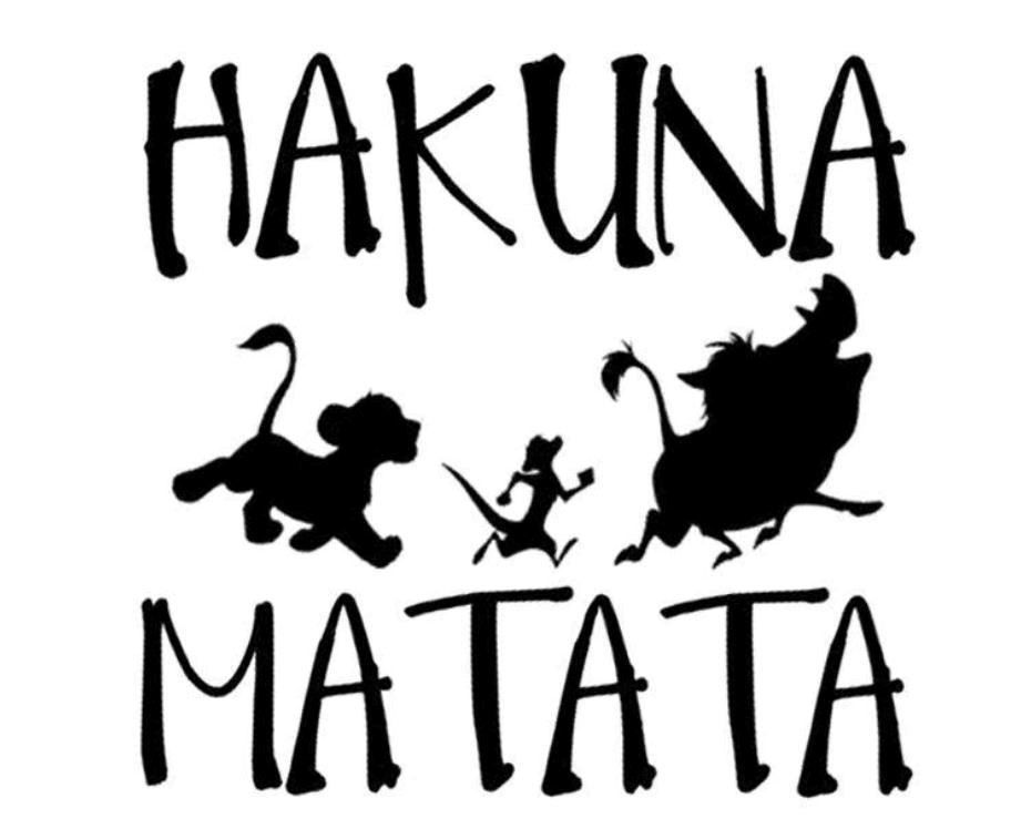 Sticker: AUTOAUFKLEBER HAKUNA MATATA – Nuovo e nell'imballaggio originale da Bad Ragaz venduto da Schtupsi