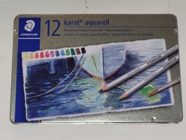STAEDTLER karat aquarell Farbstifte 12 Stk. Bleistifte Farbe