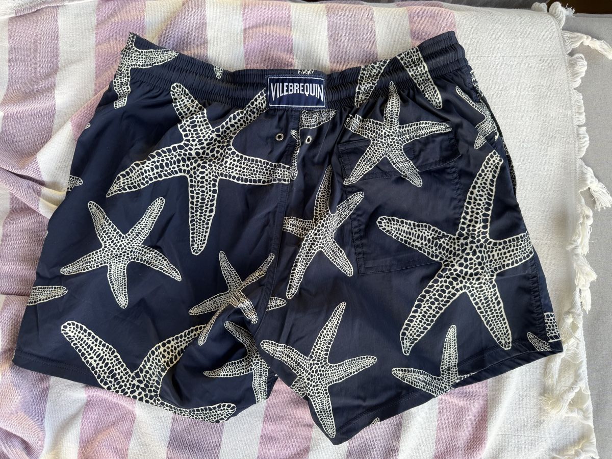 Vilebrequin Costumi da bagno: Vilebrequin Stretch-Badeshorts – Usato da Meilen venduto da Zurich_Glam
