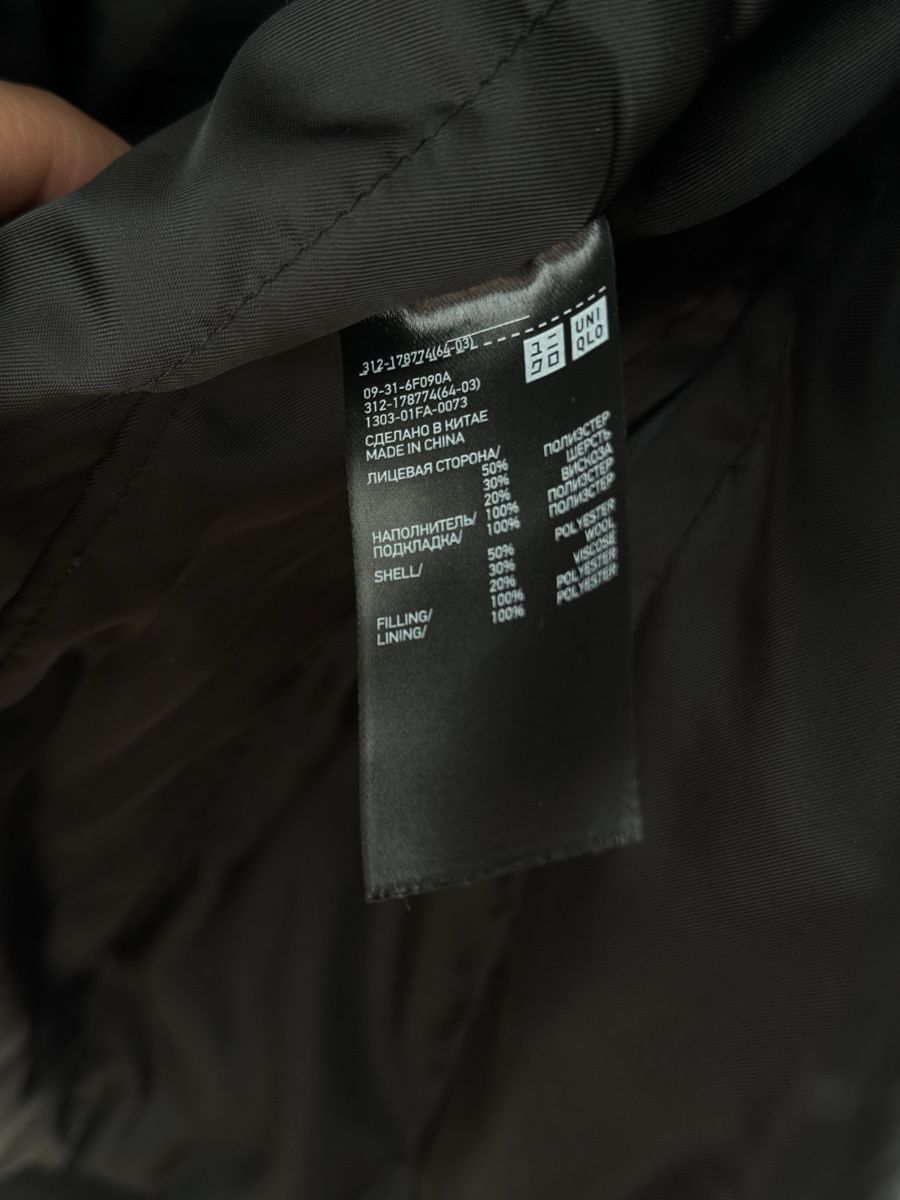 Uniqlo Giacche: Uniqlo Wool parka jacket, Size M – Usato da Mels venduto da see_xm25 4