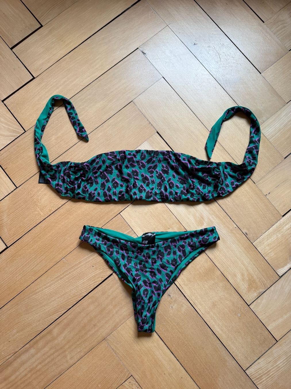 H&M Badekleider & Bikinis: Leo Bikini petrolgrün 40 – Gebraucht aus Zürich von Diazaio
