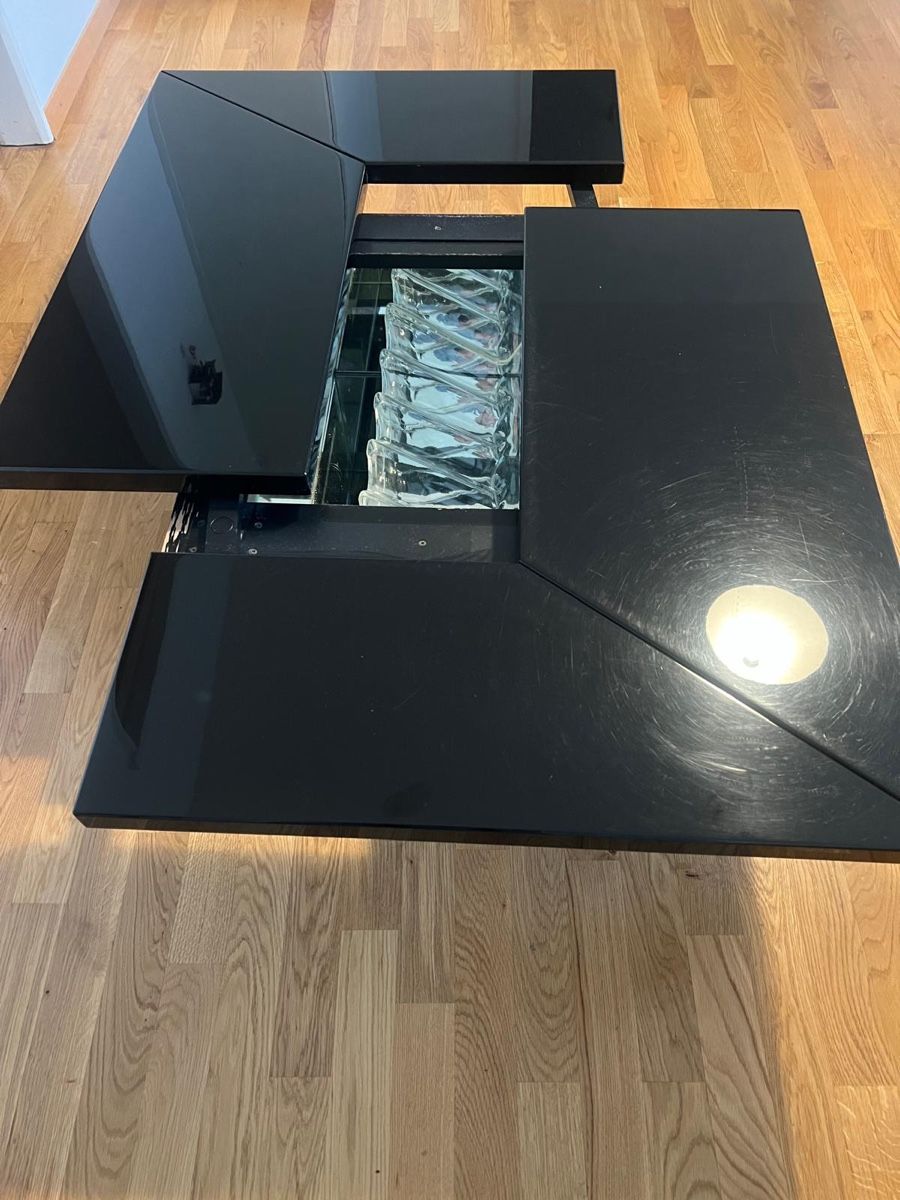 Tavoli: Table basse noire design avec rangement intégré! – Usato da Petit-Lancy venduto da josepereira 4