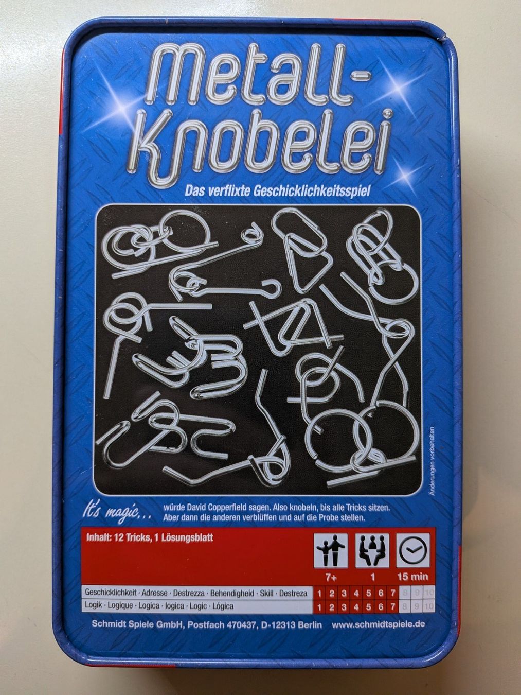 Giochi: Schmidt - Metall-Knobelei [komplett] – Usato da Port venduto da gecotom 3