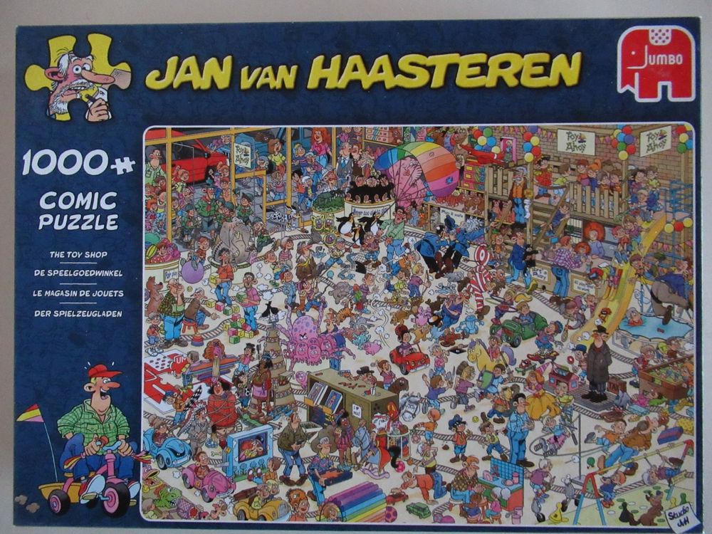 Jan Van Haasteren Puzzle – 1000 Teile Kunstmarkt Für Stundenlangen Spaß