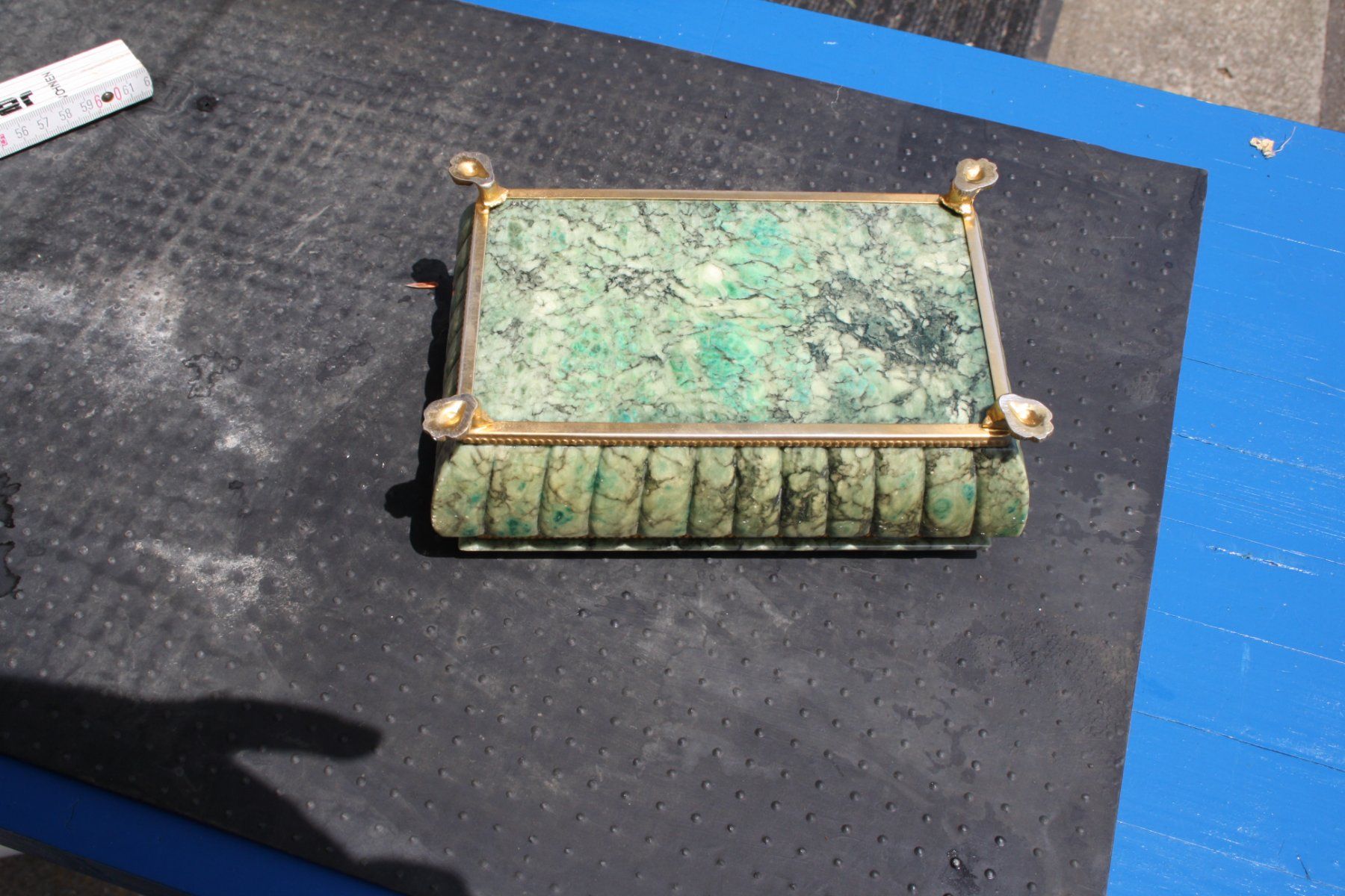 Coffrets à bijoux: SCHATULLE BOX STEIN ODER KUNSSTEIN MASSIV – D'occasion à Wauwil par Pneuedy 8