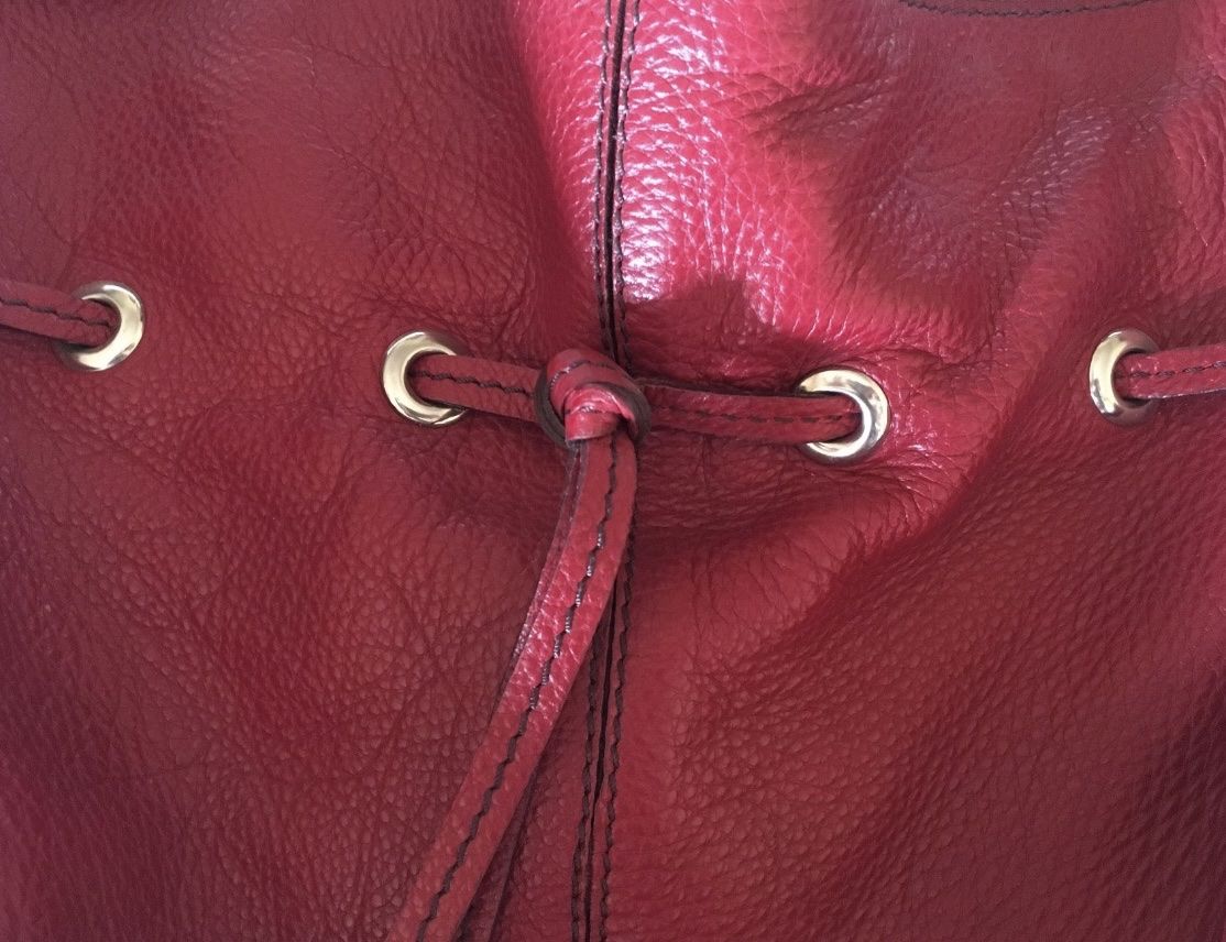 Borse: Rote Tasche Shoulderbag Echtleder Italien – Usato da Luzern venduto da jasminlmusic 6