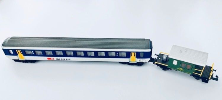 Hobbytrain Modelleisenbahnen: SPUTNIK mit Bierfass 2xKomposition SPUR N #410 – Gebraucht aus Oberbuchsiten von Orsetto24 2