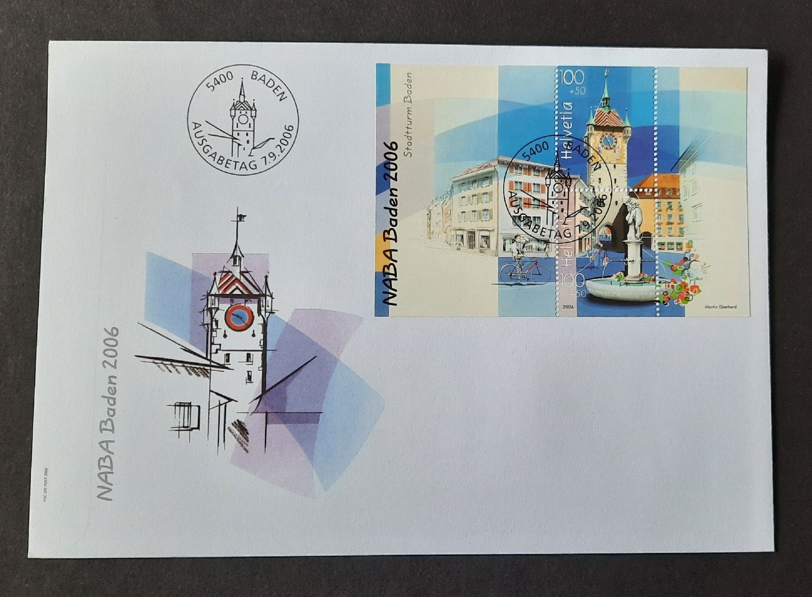Tous les timbres: 3-22-1 FDC Naba Baden 2006 – D'occasion à GENEVE par Pjeronimo