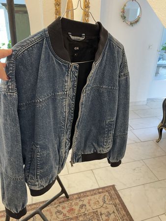 Jeans Bomberjacke C&A blau Grösse S guter Zustand
