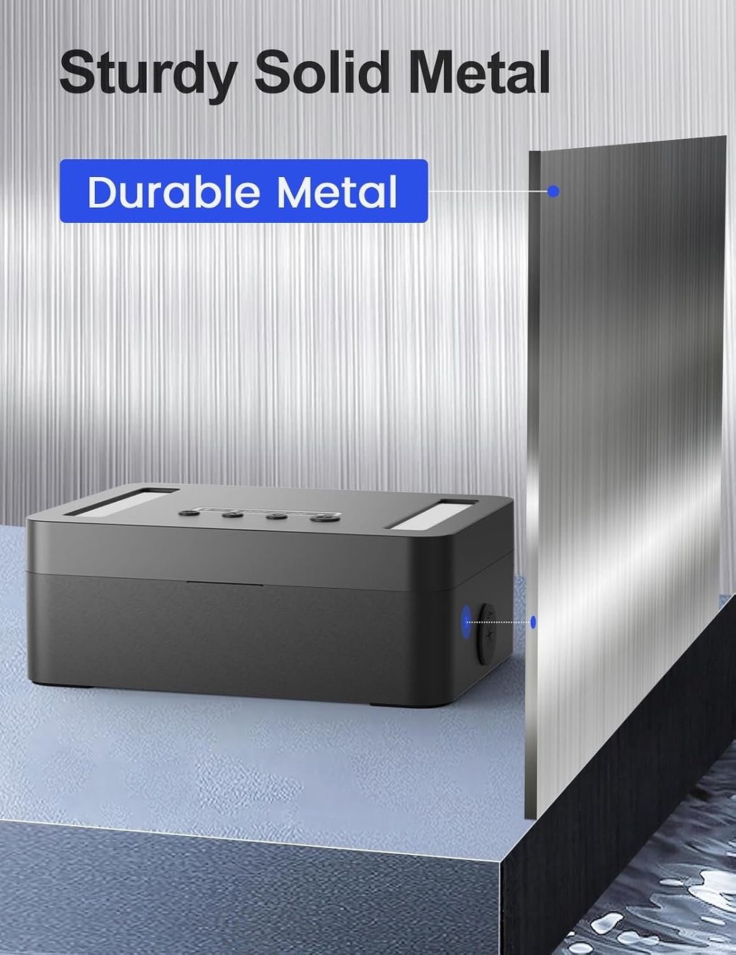 Sonstige Dekorationen & Accessoires: Metallbox mit Zeitschloss Grösse S – Neu und originalverpackt aus Schaffhausen von Helvetiqo 1