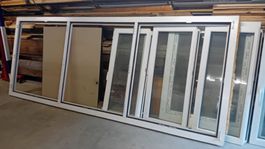 Fenster mit sechs Flügeln Fenêtre Finestra PVC
