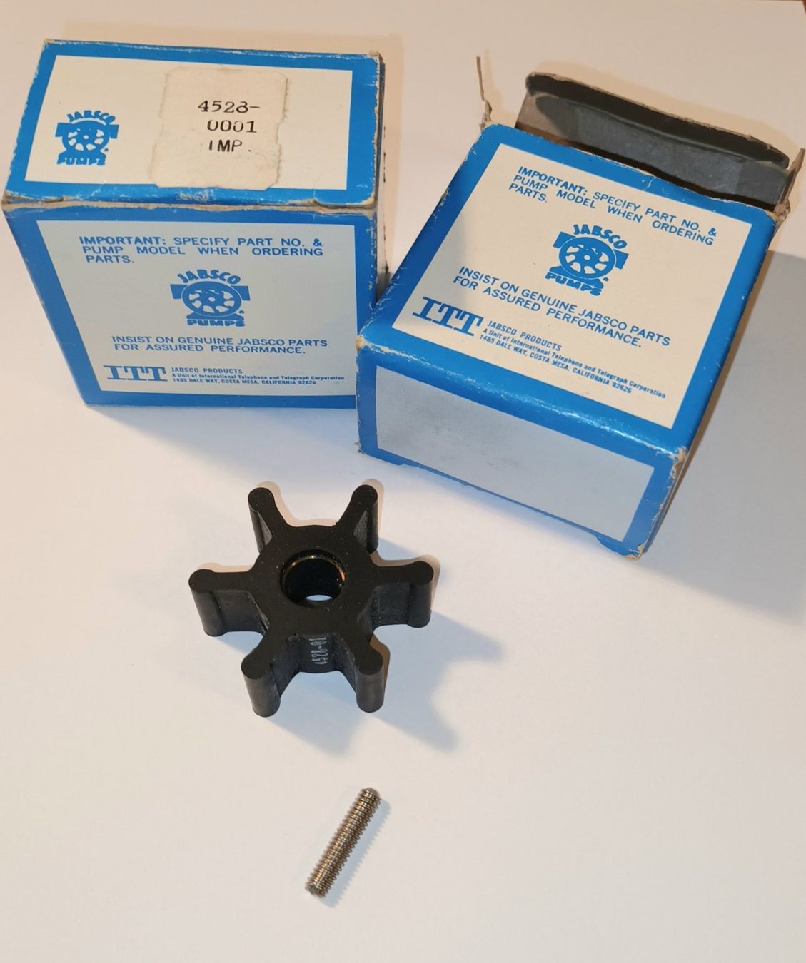 Motori: Turbines Impeller Jabsco x2 – Nuovo e nell'imballaggio originale da Bernex venduto da ydr_xjh7