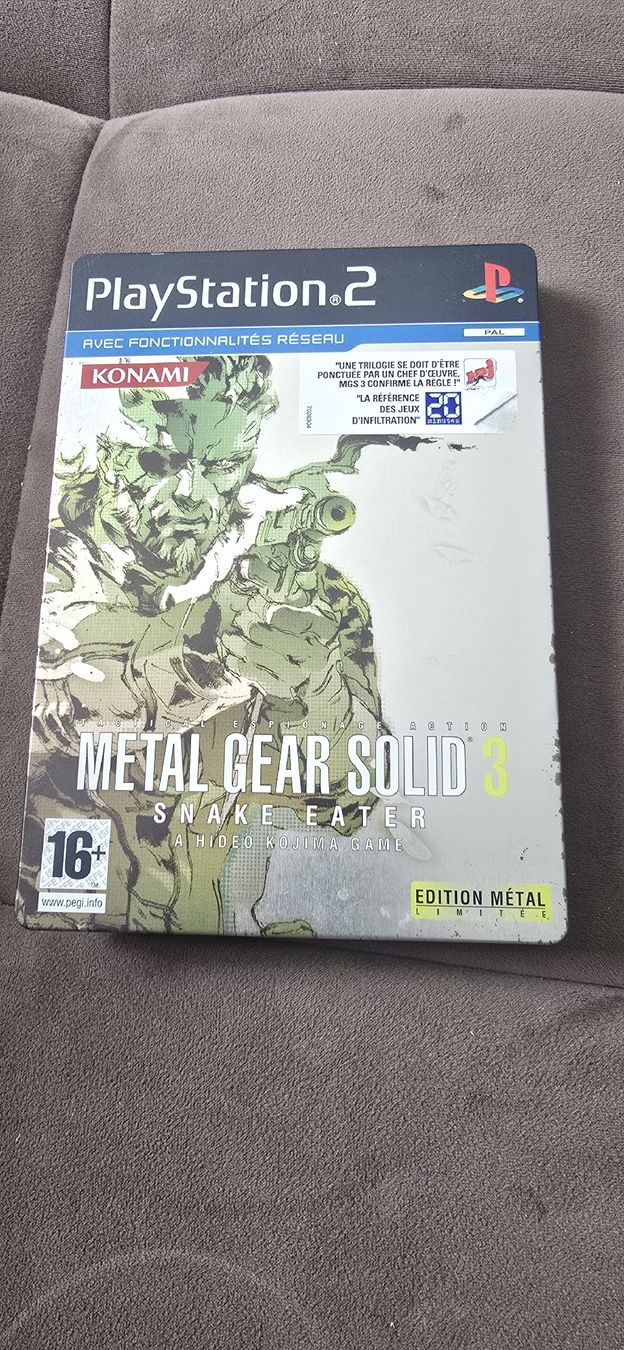 Sony Giochi: Metal Gear Solid 3 steelbook PS2 FR  – Usato da Le Noirmont venduto da desoto55