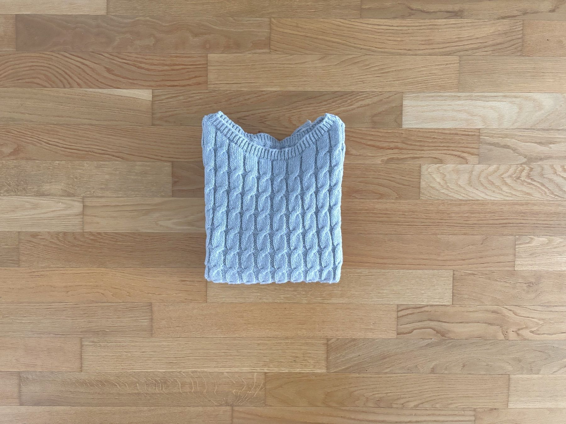 Pullover & Sweatshirts: Pulli Pullover Zopfmusterpullover, Gr. M, grau – Gebraucht aus Holzhäusern ZG von paula_w 1