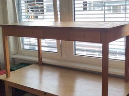 Werktisch / Arbeitstisch mit 4 Schubladen