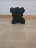 Stofftier Panther schwarz klein guter Zustand