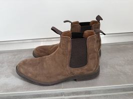 Chaussures marron en daim