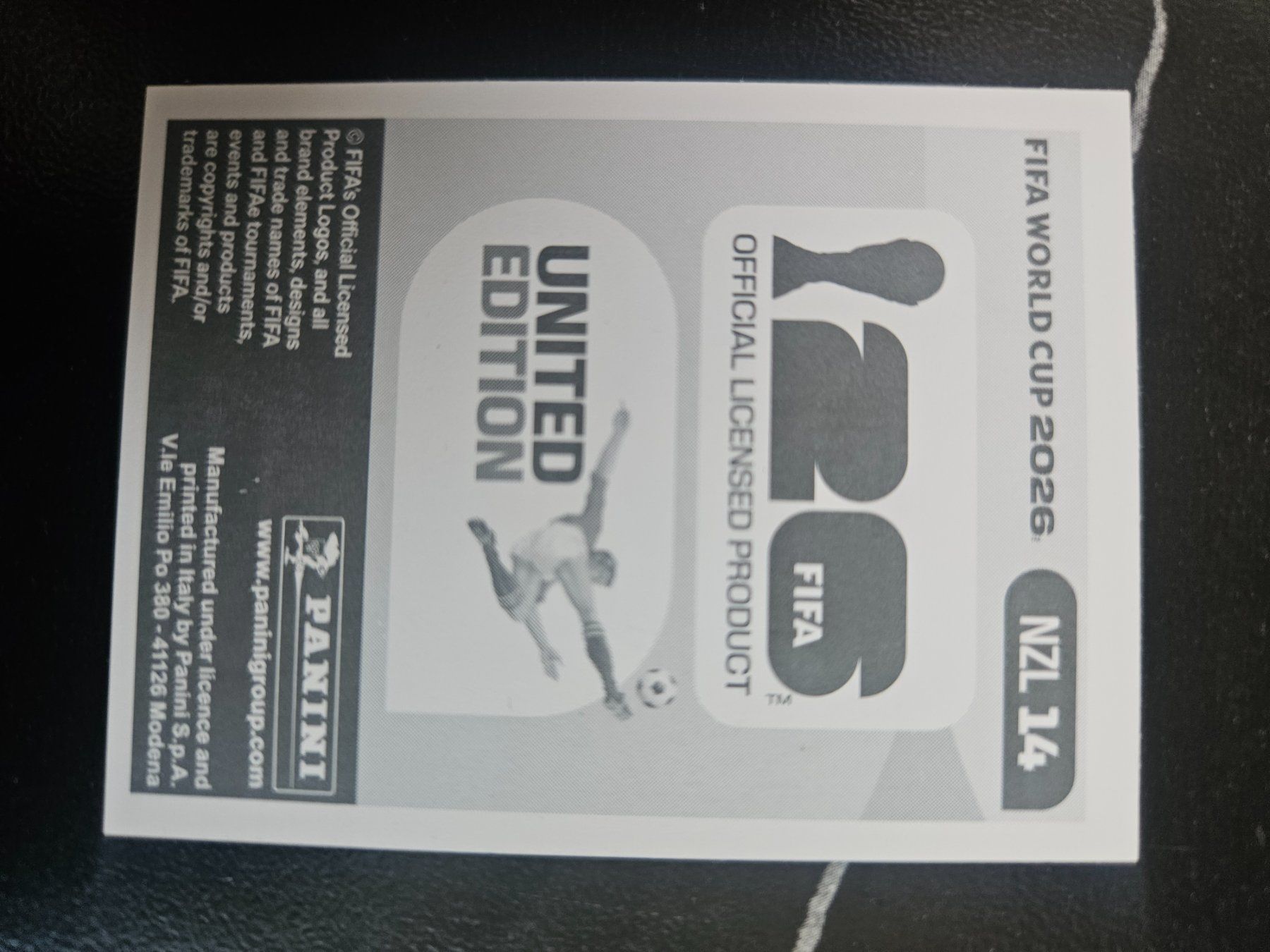 Panini Sammelbilder & Trading cards: NZL 14 – Gebraucht aus Würenlingen von Dinli 1