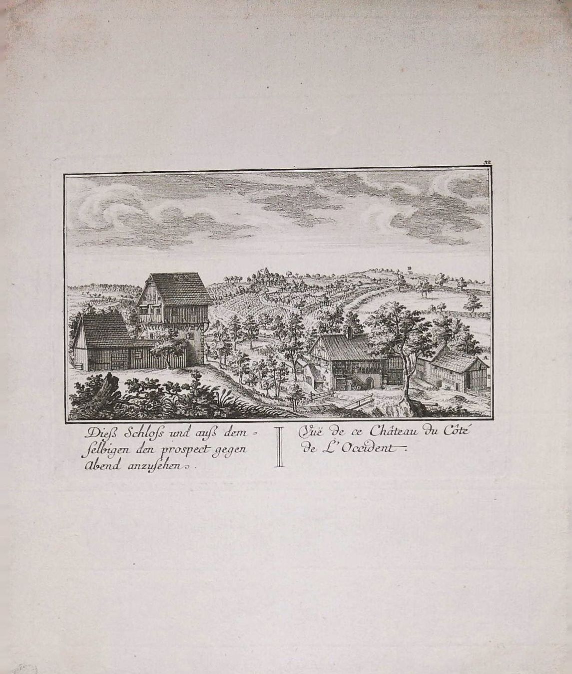 Incisioni: Maur von Herrliberger 1754 – Usato da Rafz venduto da Helvet32