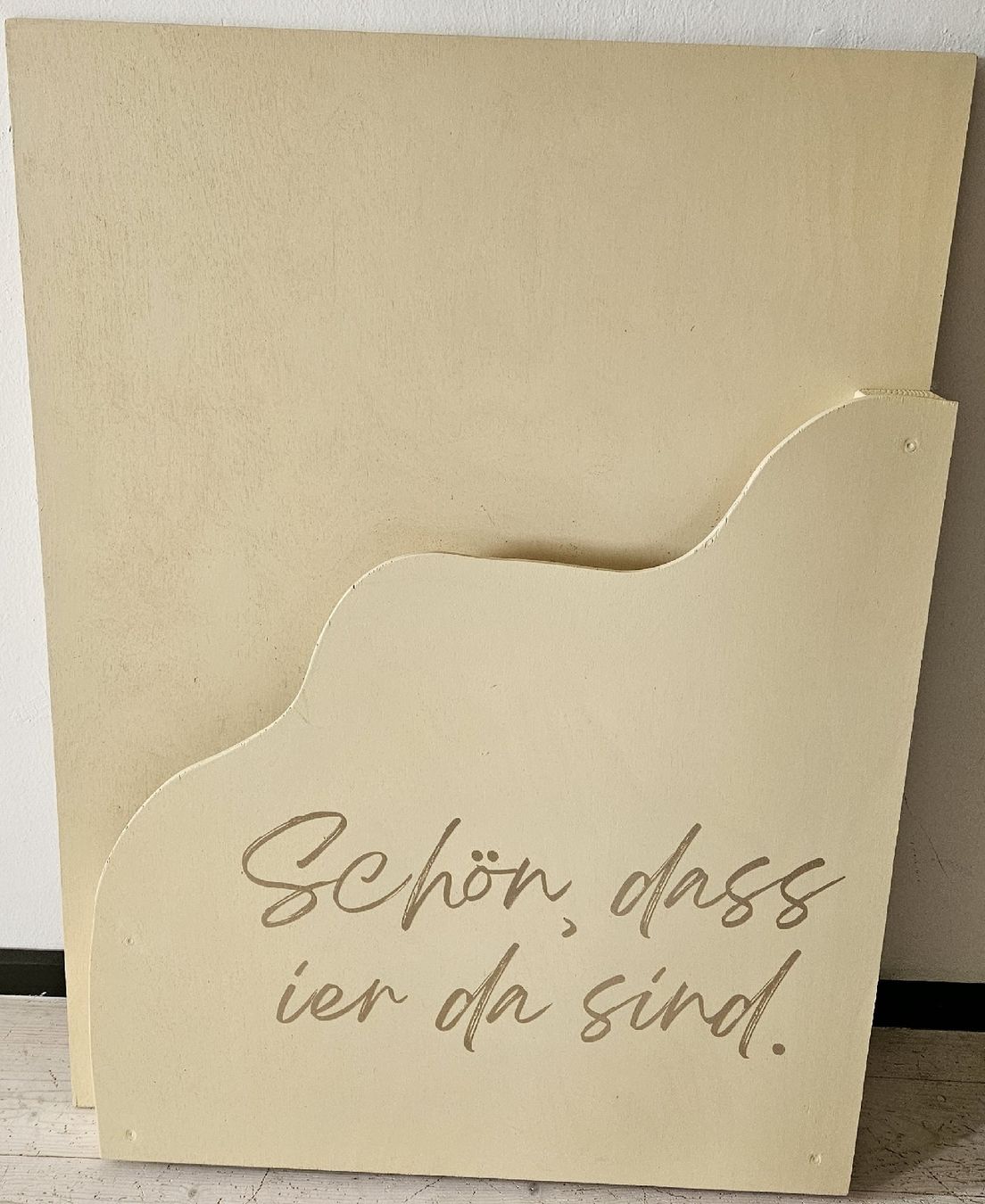 Toutes les décorations: Willkommensschild für Hochzeiten oder Geburtstagsfeste – D'occasion à Zürich par tri_r96f 1